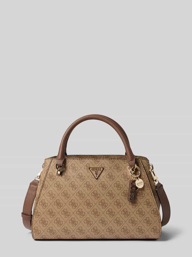 Guess Handtas met labelapplicatie, model 'NOELLE LUXURY SATCHEL'