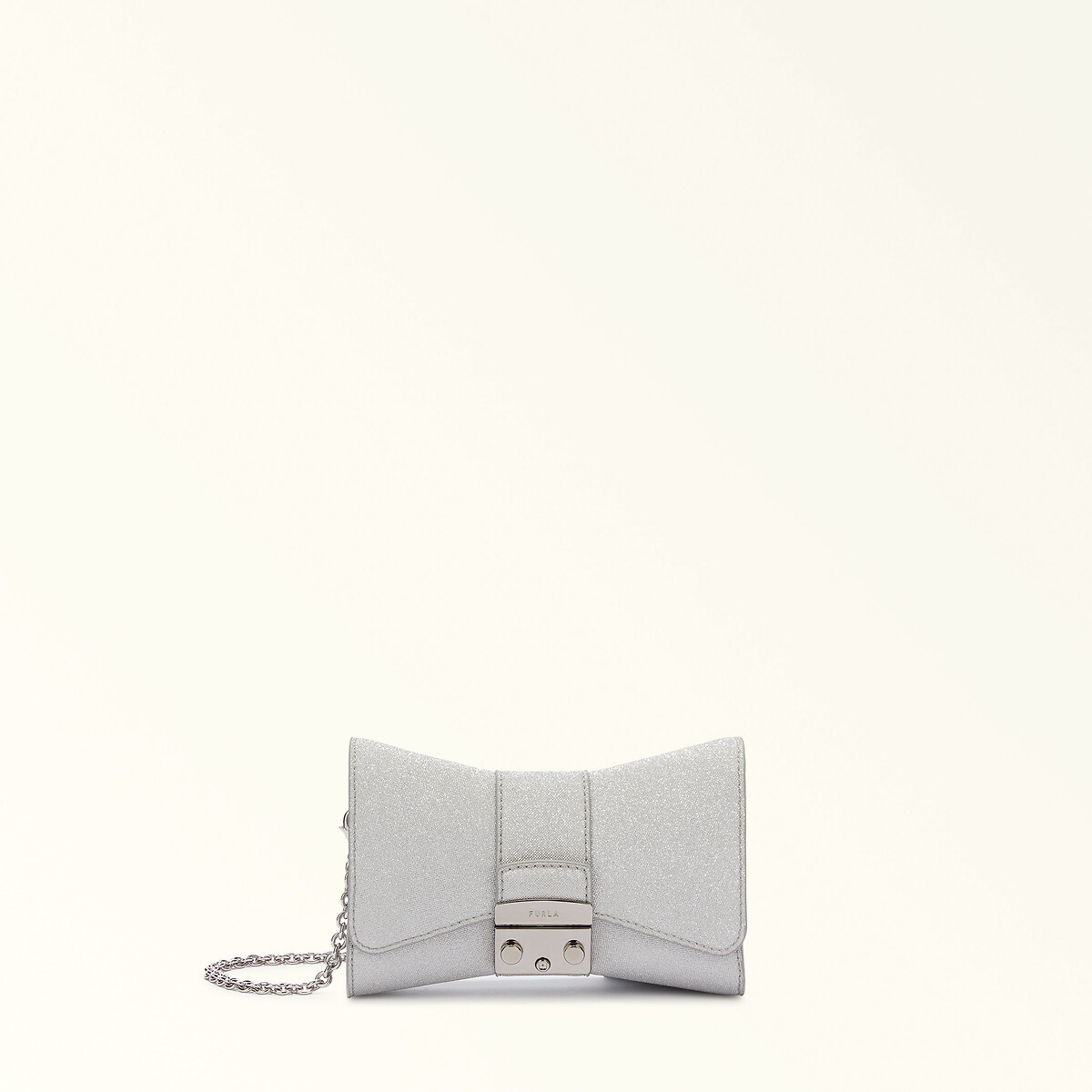 Furla Clutchtasje in leer, strikvorm Metropolis Remix