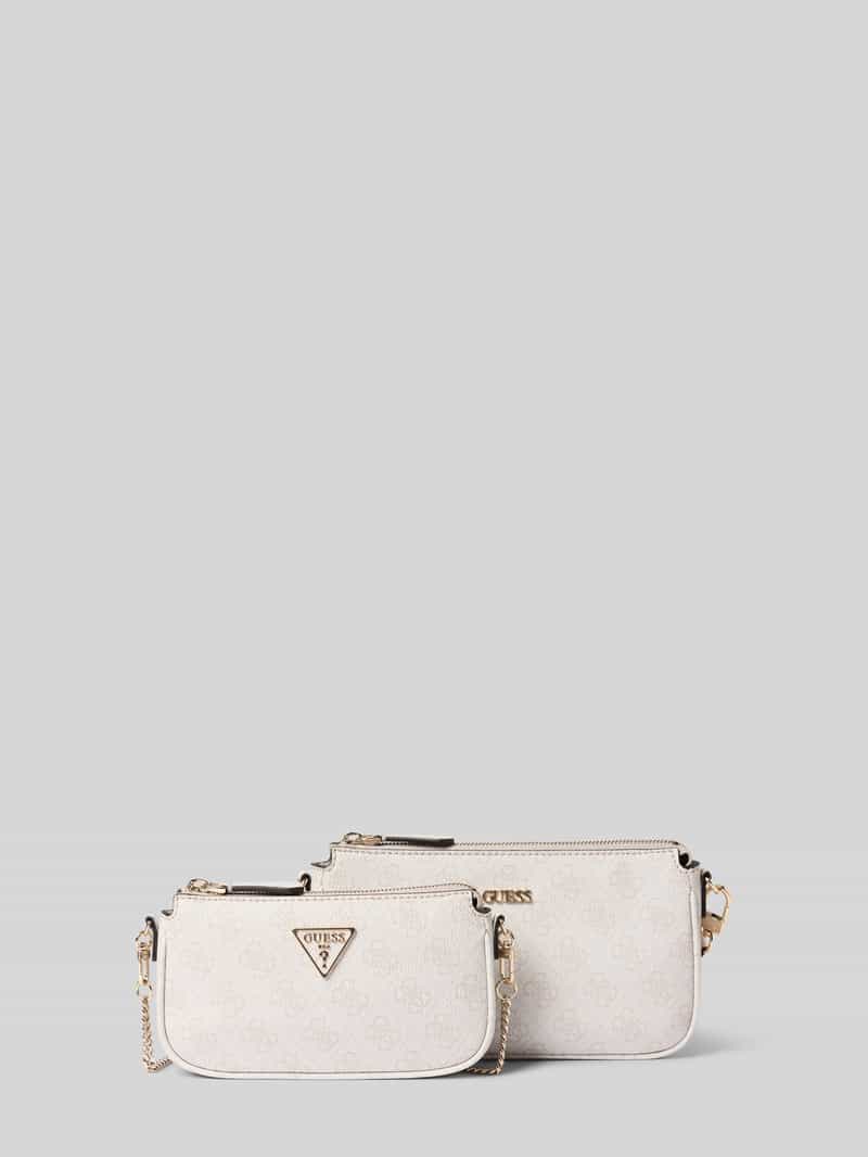 Guess Handtas met labelapplicatie, model 'NOELLE'