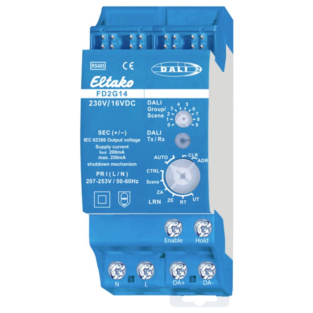 Eltako FD2G14 DALI-gateway DIN-rails