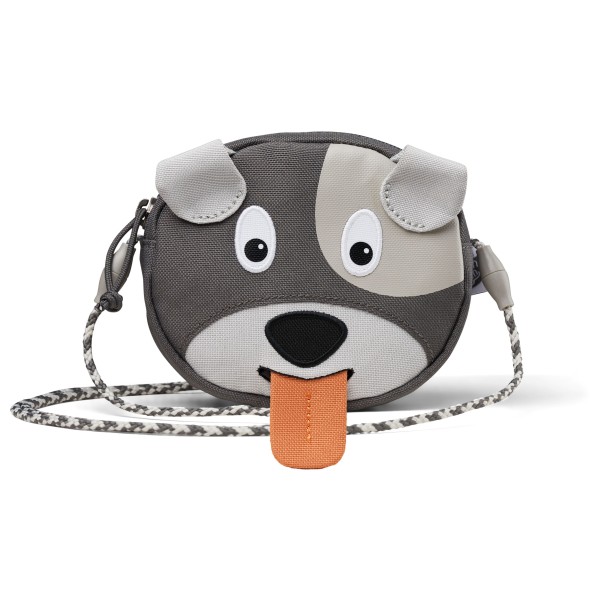 Affenzahn  Kid's Brustbeutel Hund - Schoudertas, grijs