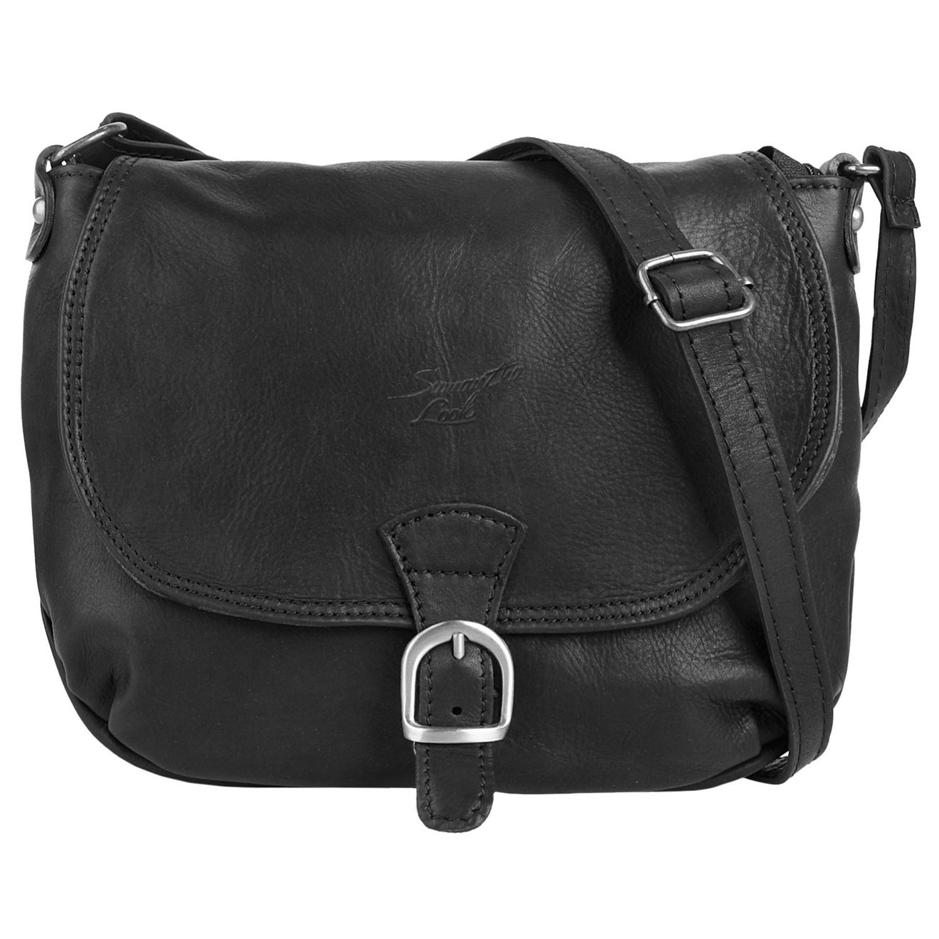 Samantha Look Schoudertas echt leer, made in italy