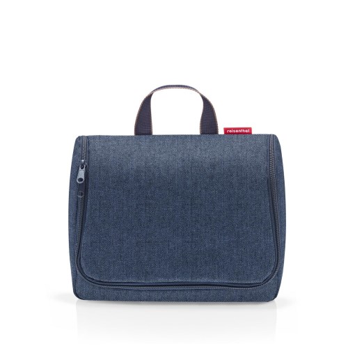 Reisenthel Toiletbag XL-Herringbone Dark Blue