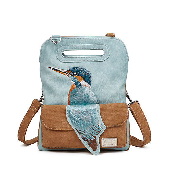 Hi-di-hi Handtas/Schoudertas Kingfisher Blauw