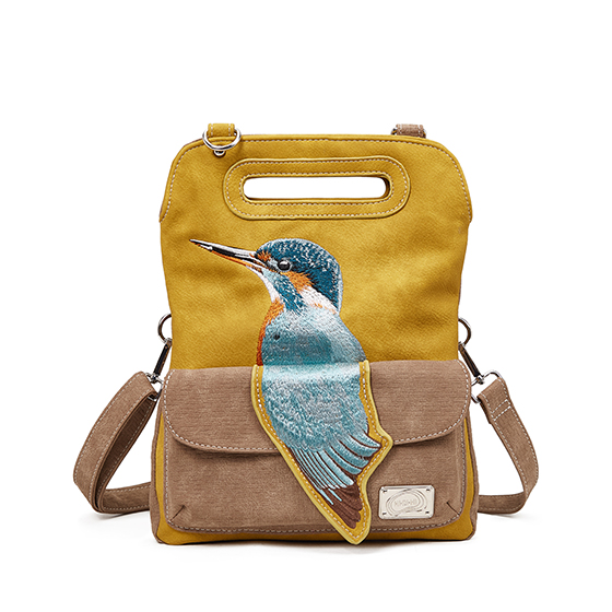 Hi-di-hi Handtas/Schoudertas Kingfisher Geel
