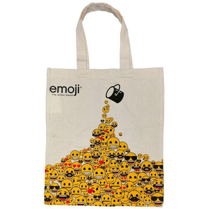 Accesoralia Hogar Bolsa de Algodón Emoji Taza