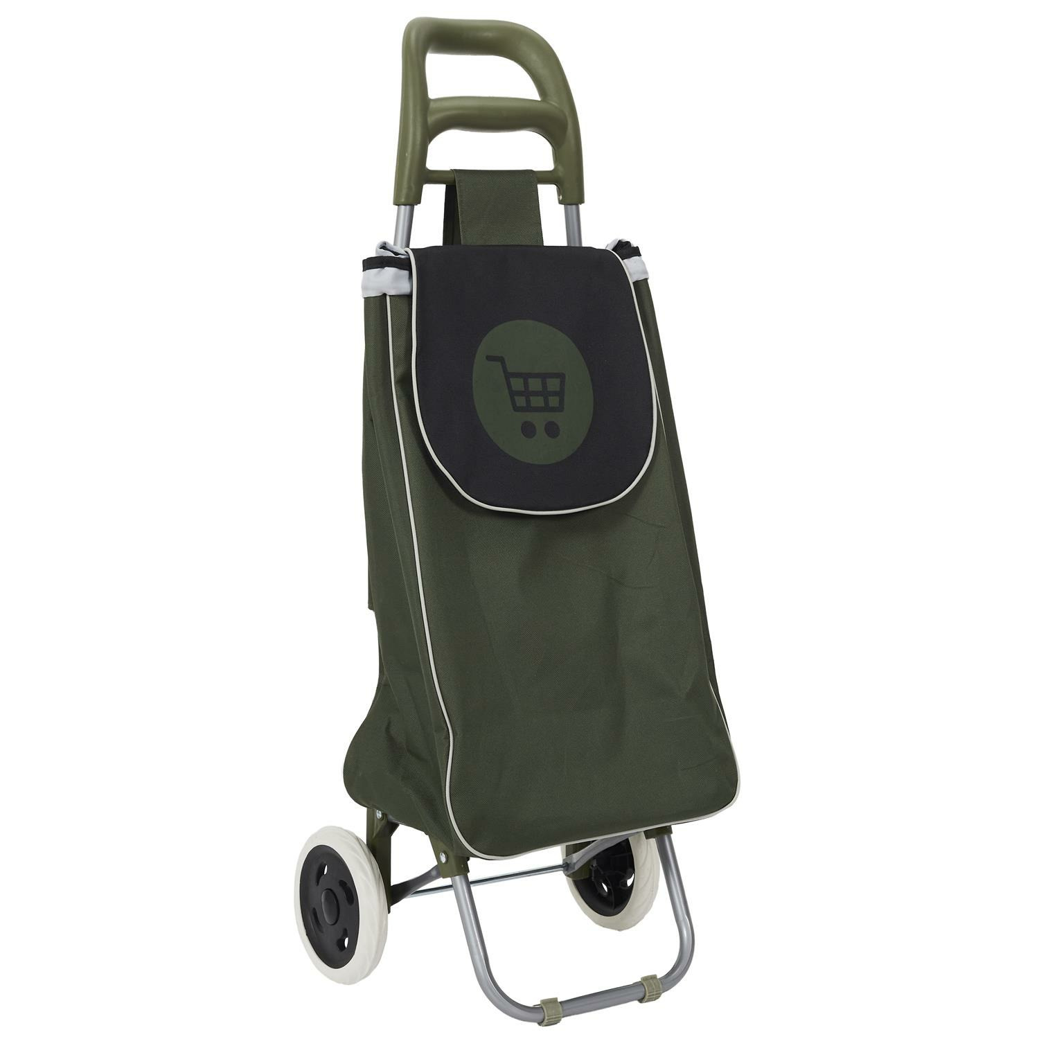 Benson Boodschappentrolley Wheeled - donkergroen - 96 x x 30 cm - 50 liter -