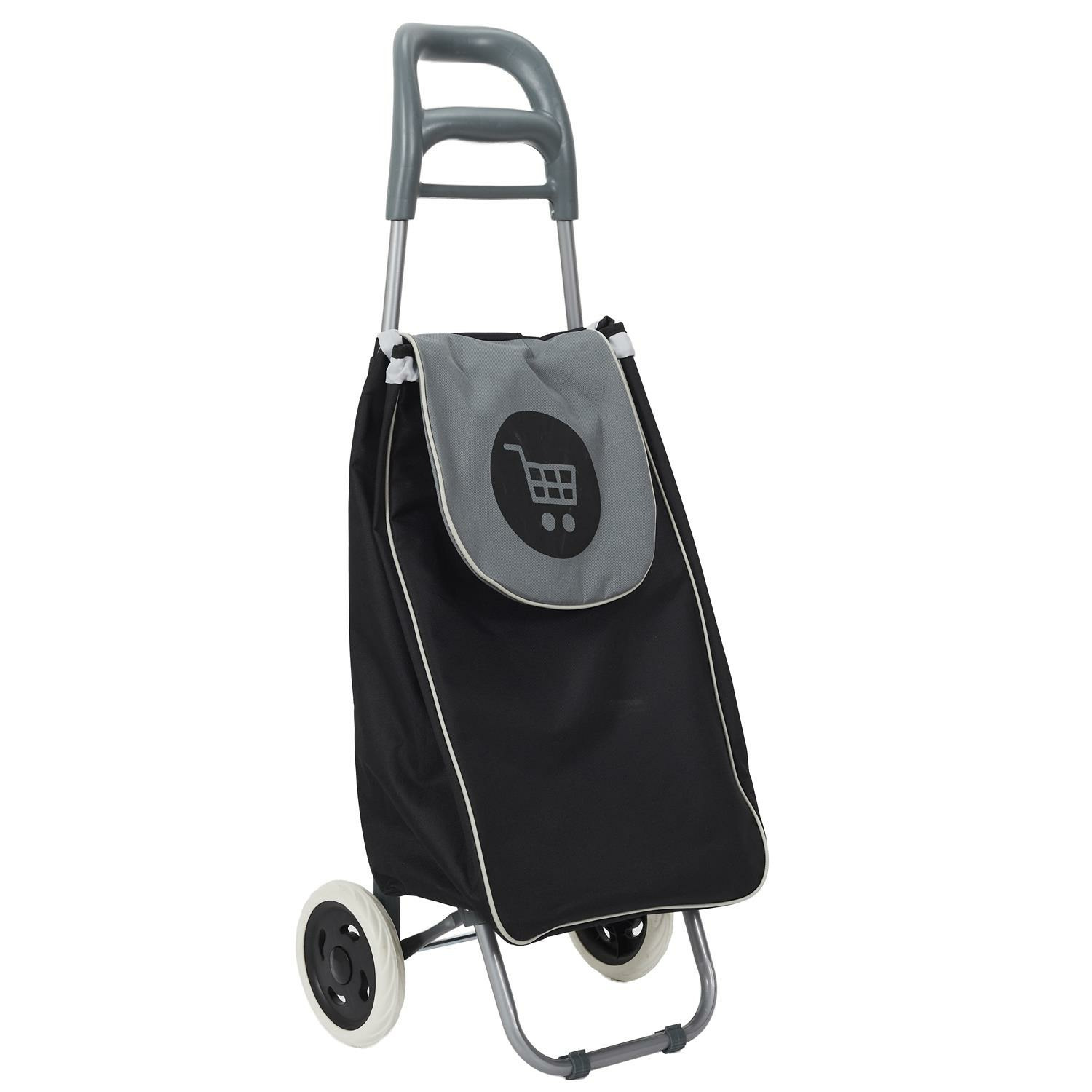 Benson Boodschappentrolley Wheeled - zwart - 96 x x 30 cm - 50 liter -