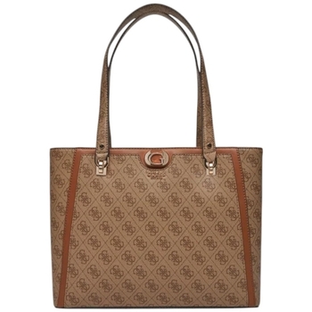 Guess Handtas  NOLANA SML GIRLFRIEN LATTE LOGO/BROWN Beige