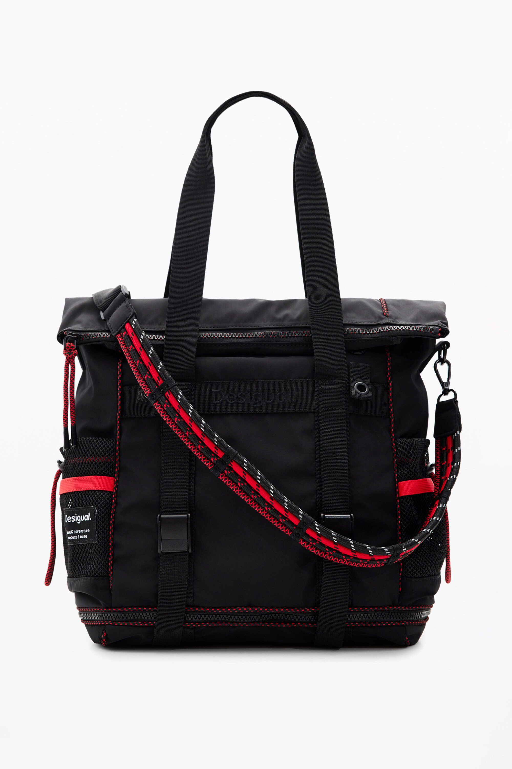 Desigual Veelzijdige XL-rugzak - BLACK