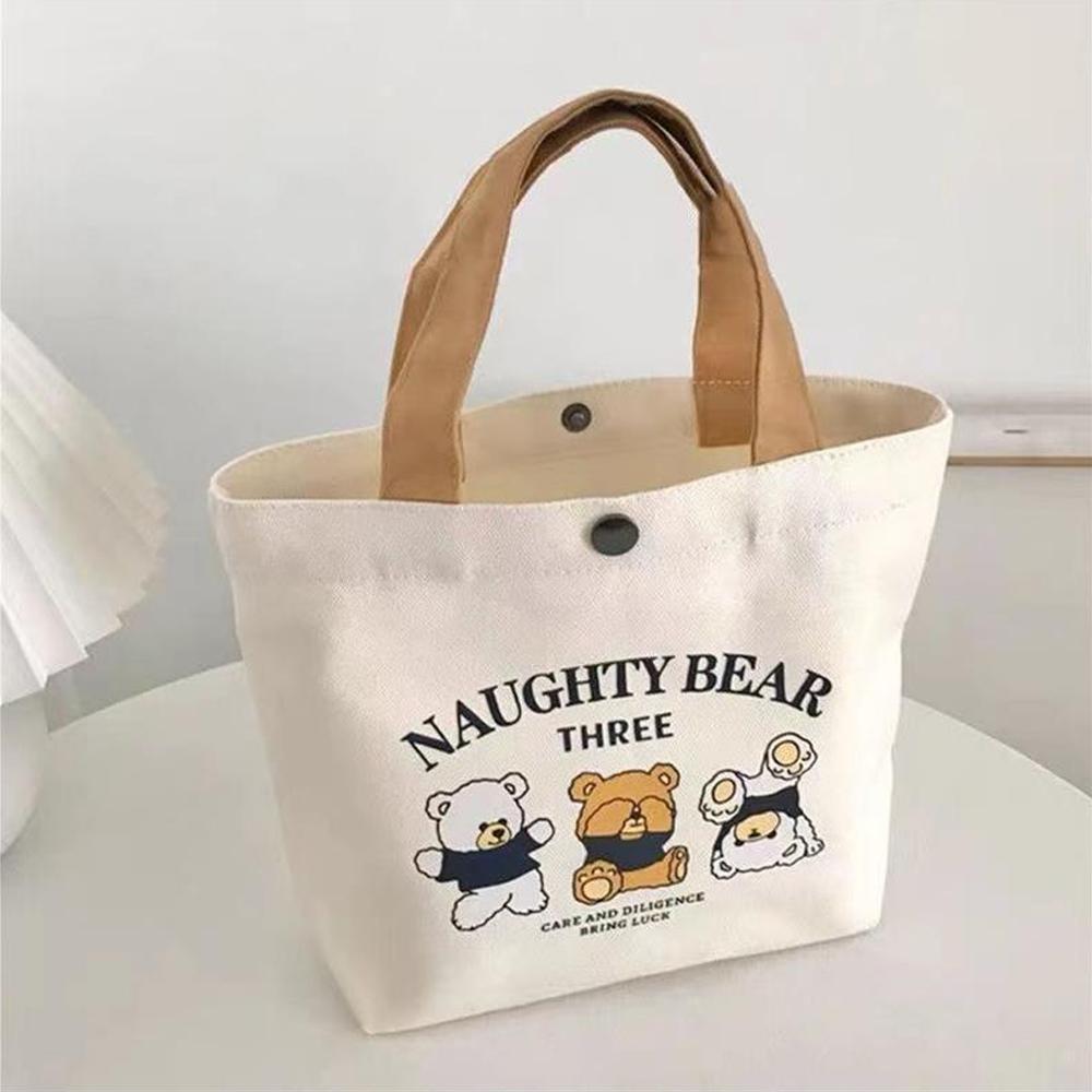 Dream shoe edge Kleine Canvas Tote Handvat Tassen Vrouwen Mini Handtas Japanse Lunchbox Tas Vrouwelijke Herbruikbare Boodschappentassen Draagbare Opbergtas