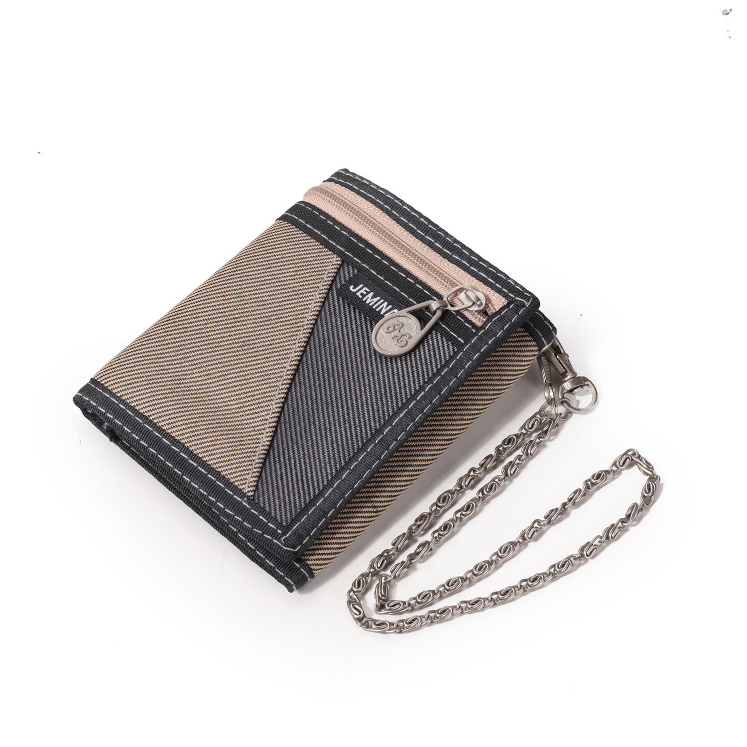 Body jewelry Charm Unisex Exquisite High Quality 1PC Canvas Black Coin Purse Wallet Card Holder Korean Creative groen