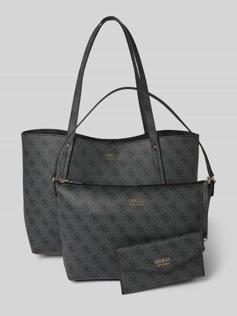 Guess 3-in-1-handtas met logomotief, model 'BRENTON'