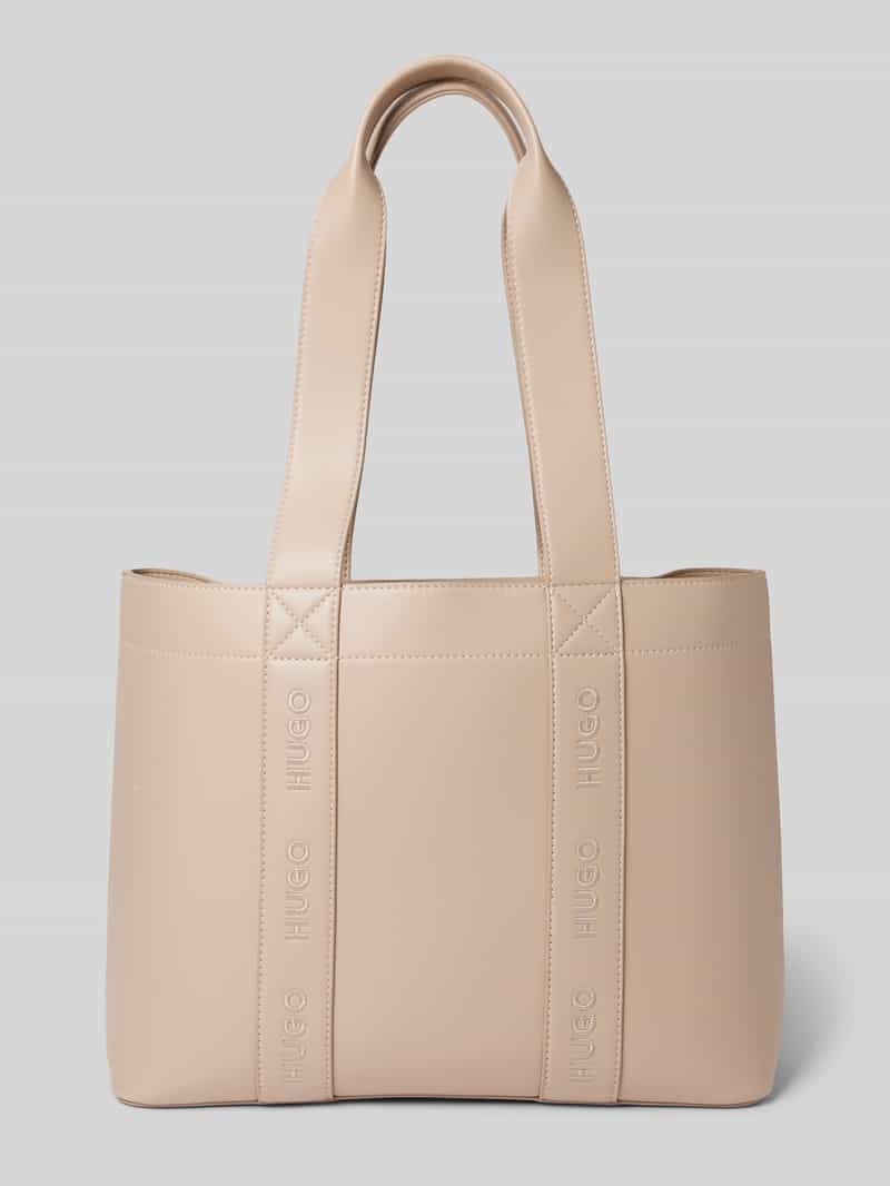 HUGO Shopper met labelstitchings
