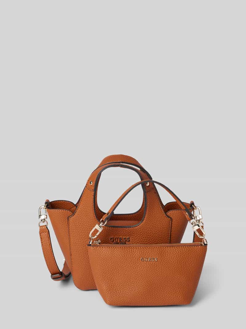 Guess 2-in-1-handtas met labelapplicatie, model 'CALISTA'
