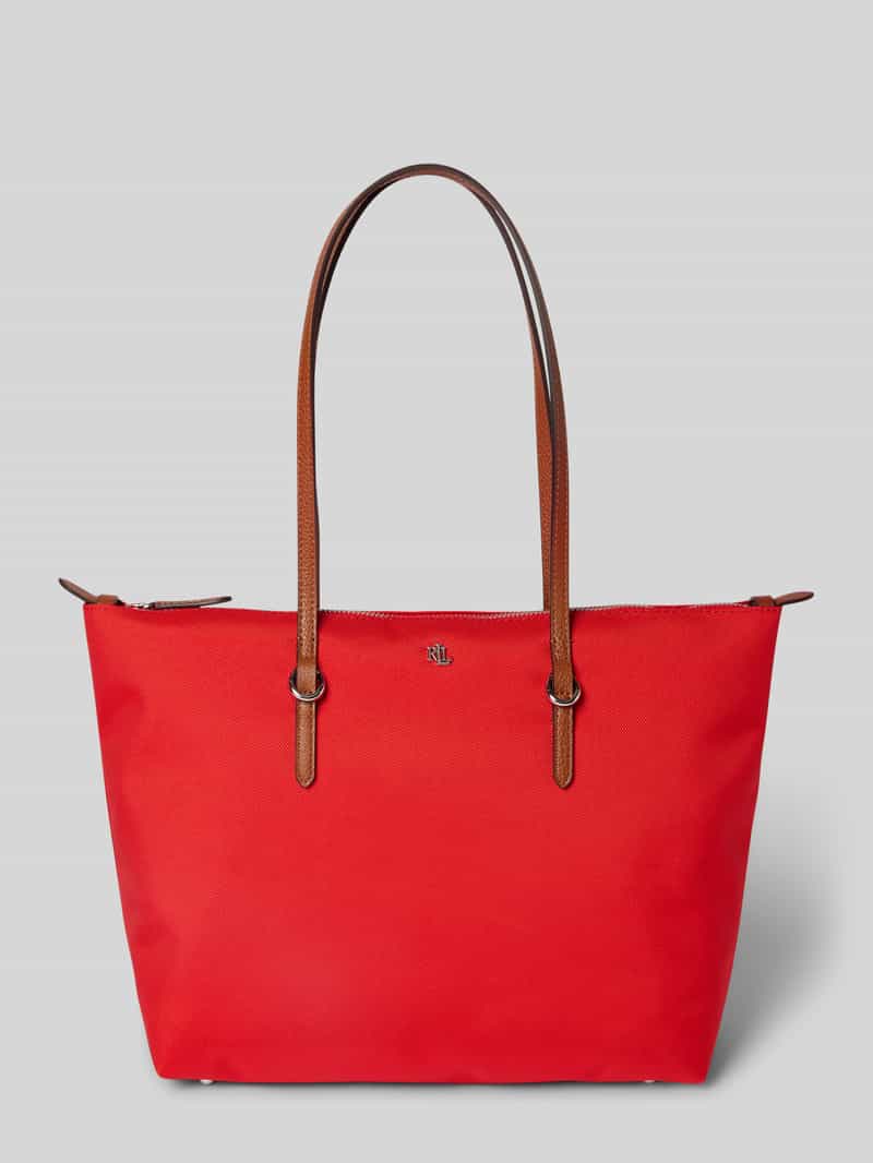 Lauren Ralph Lauren Tote bag met labelapplicatie, model 'KEATON'