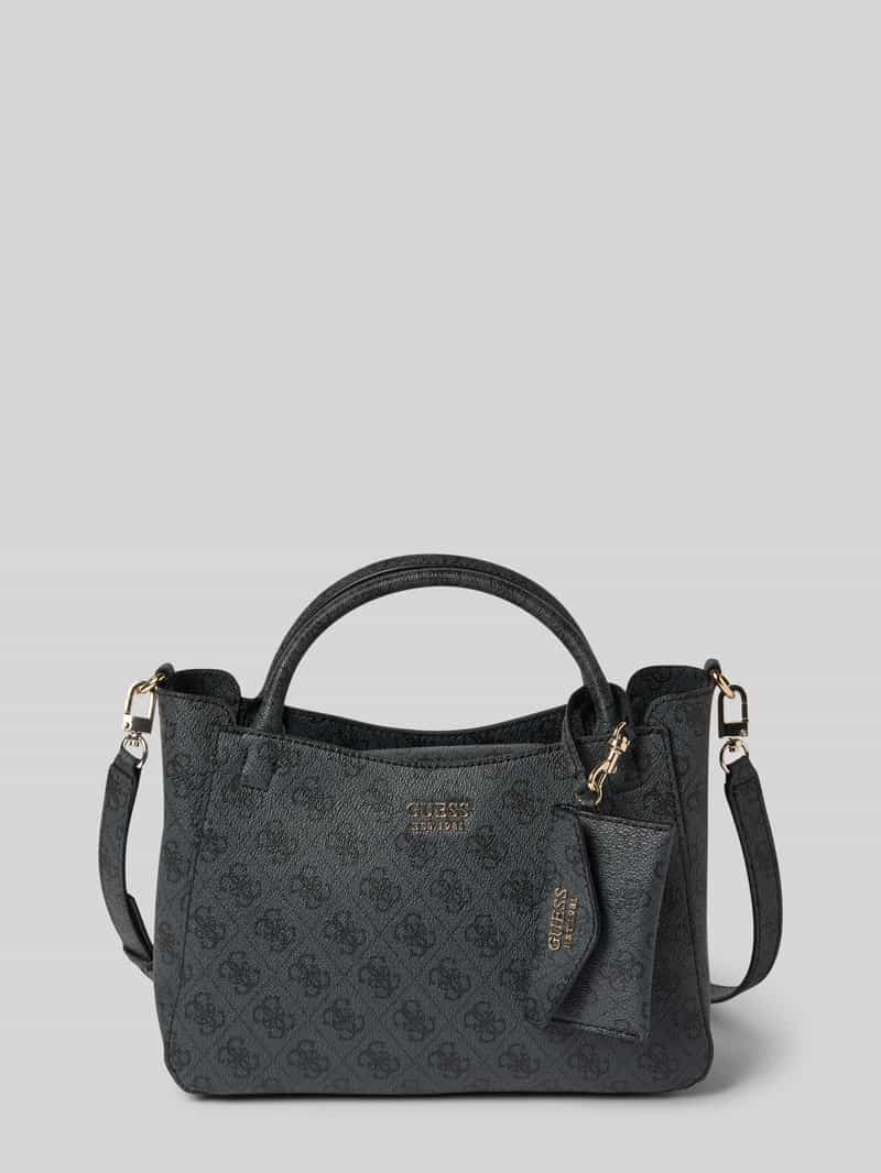 Guess Handtas met labelapplicatie, model 'BRENTON'