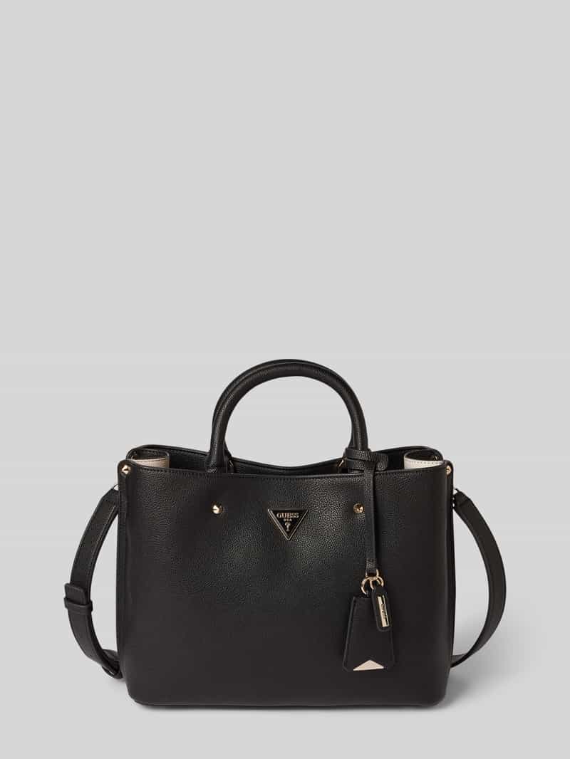 Guess Handtas met labelapplicatie, model 'MERIDIAN II GIRLFRIEND'