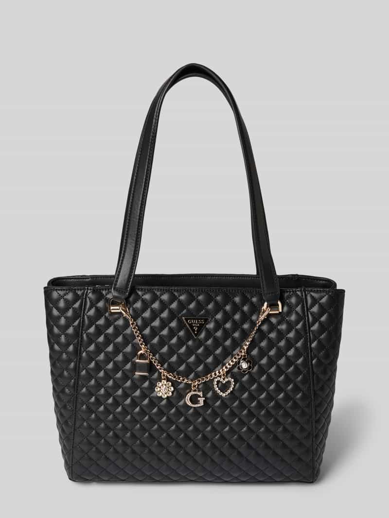 Guess Handtas met doorgestikte naden, model 'EVERLEE NOEL'