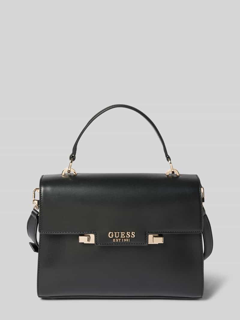 Guess Handtas met labelapplicatie, model 'ECO ALDITH'