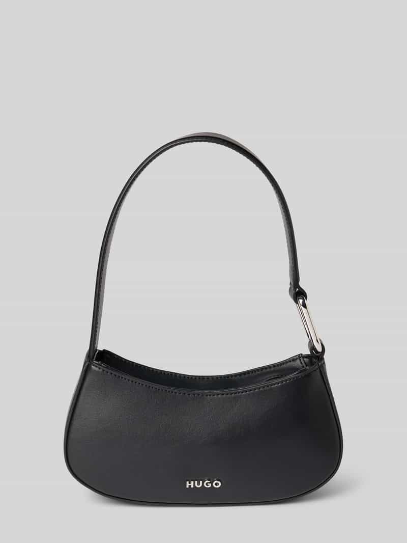 HUGO Handtas met labelapplicatie, model 'Terrah_Hobo'