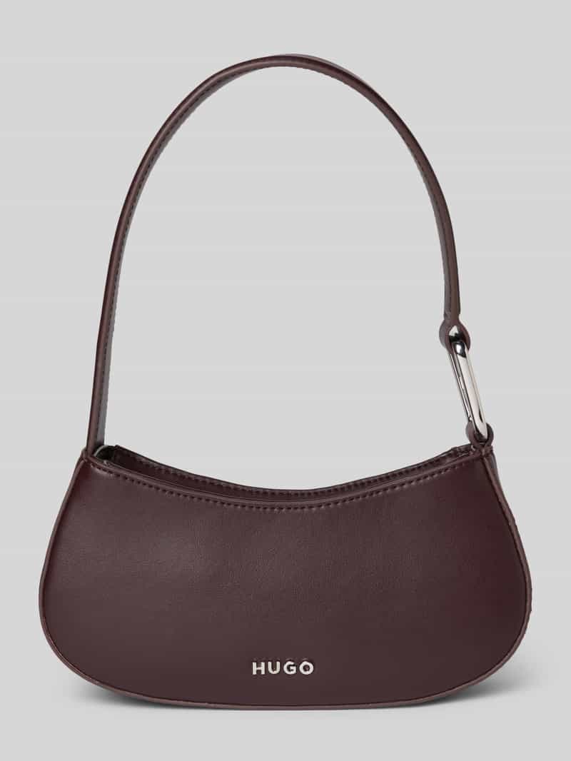 HUGO Handtas met labelapplicatie, model 'Terrah_Hobo'