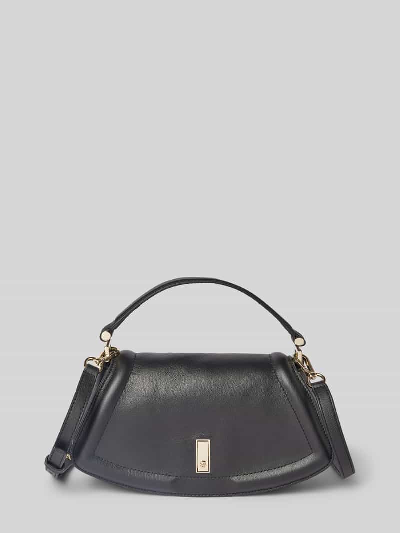 Boss Tas van fijn generfd kalfsnappa, model 'ARIELL'