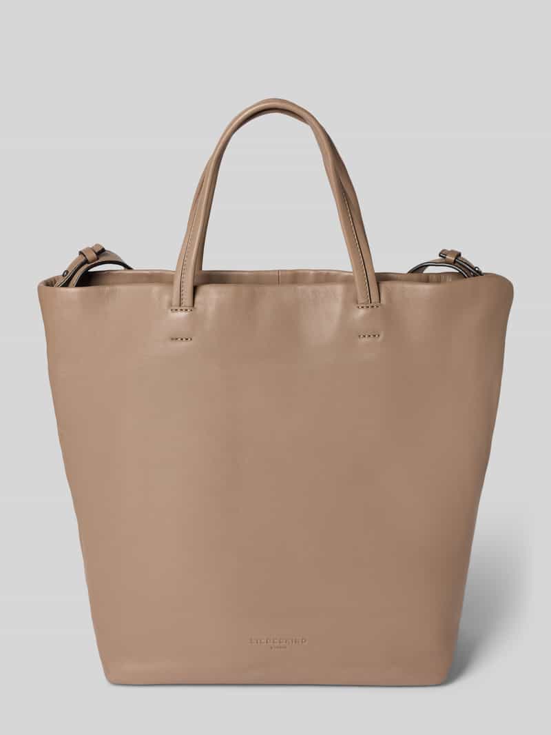 Liebeskind berlin Leren handtas met labeldetail, model 'Hera'