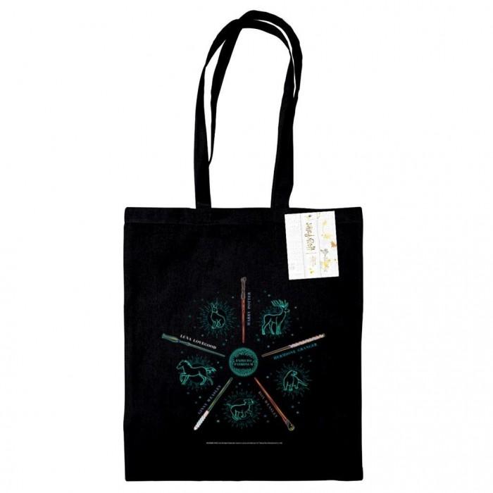 Harry Potter Wand Tote Bag One Size zwart