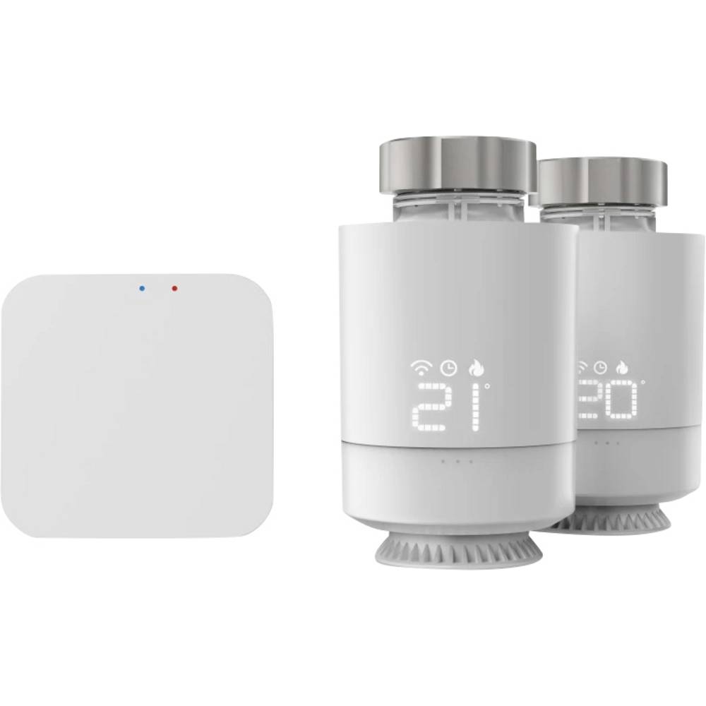 Hama Smarte WLAN-Heizungssteuerung, 2x Smartes Heizkörperthermostat + Zentrale Radiatorthermostaat