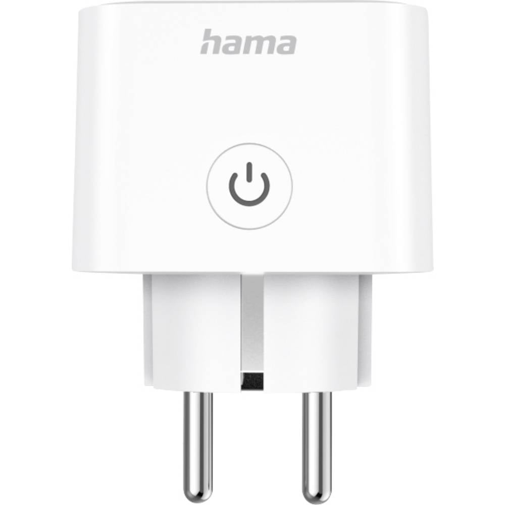 Hama Smarte WLAN-Steckdose, Matter, sprach- u. appgesteuert, nachrüstbar, 3.680W Stopcontact