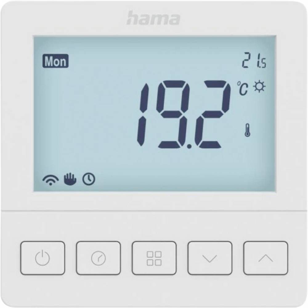 Hama Smartes Fußbodenheizungs-Thermostat, Unterputz, per App/Sprache steuern Vloerverwarmingbesturing