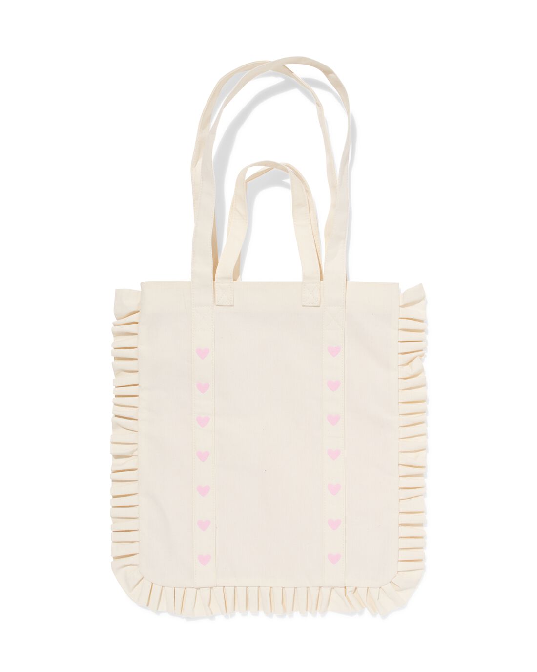 HEMA Draagtas 36x42cm Hartjes