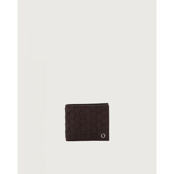 Orciani Portemonnee  SU0114 CHEVRETTE WOVEN-TESTA DI MORO