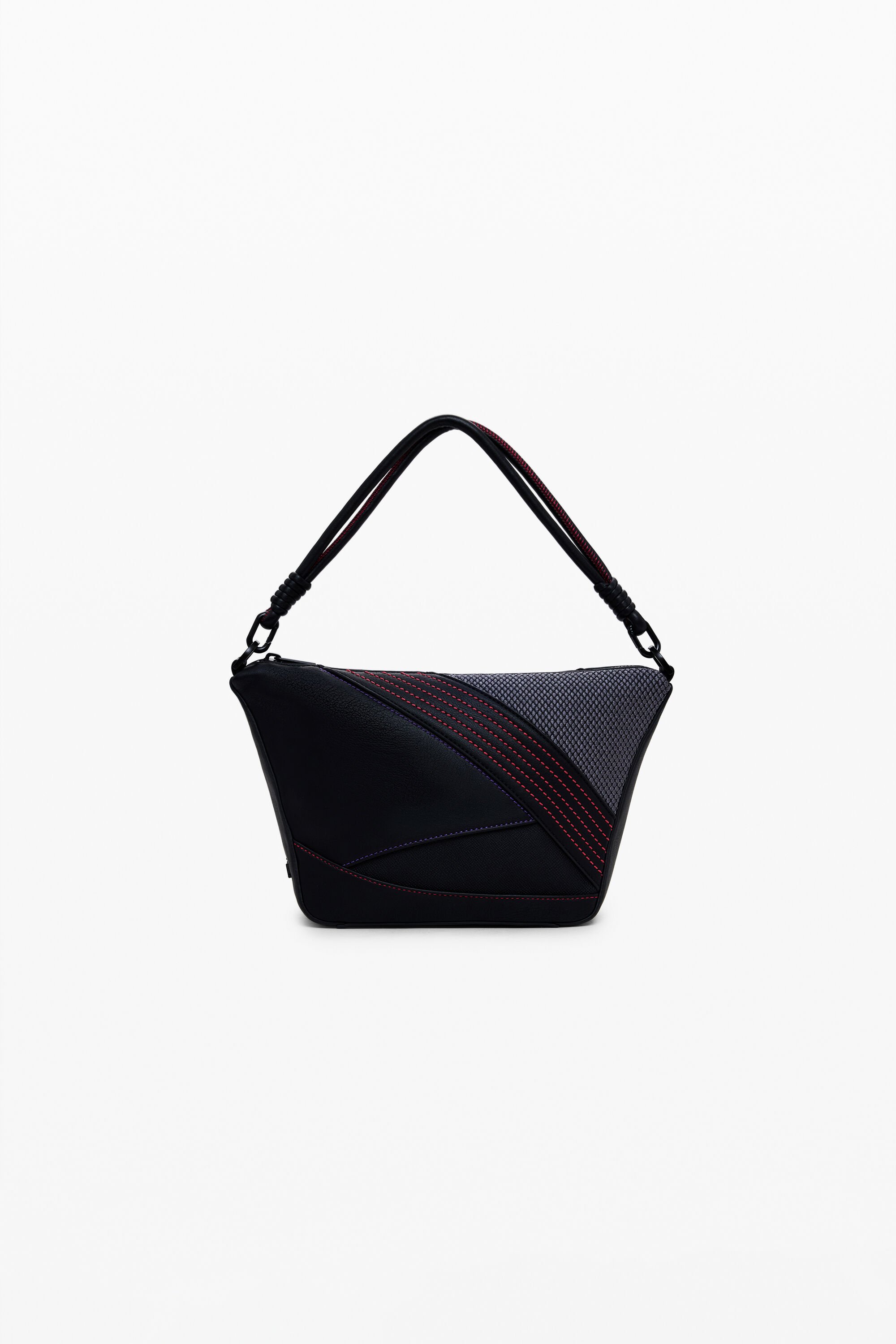 Desigual Kleine tas met stiksels - MATERIAL FINISHES