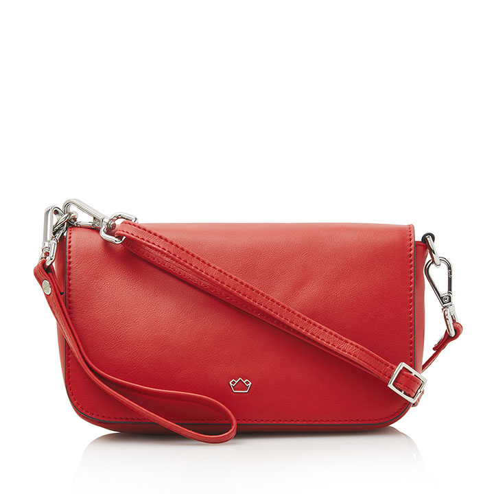 Castelijn & Beerens Castelijn en Beerens Babette Nappa Clutch Rood