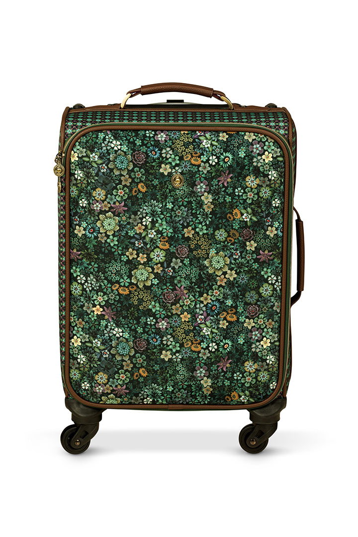 Pip Studio Trolley Koffer Tosca Tutti i Fiori Green
