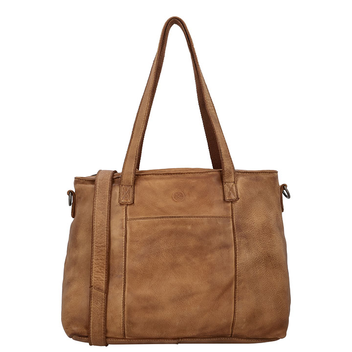 Hide & Stitches Handtas / Schoudertas Paint Rock Cognac