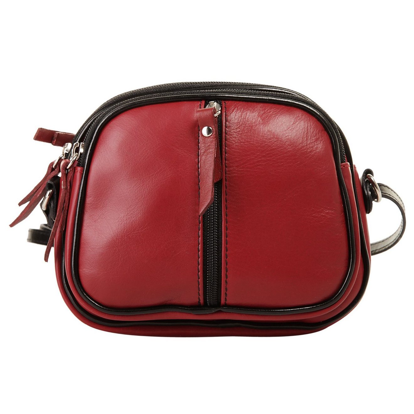 Cluty Schoudertas echt leer, made in italy
