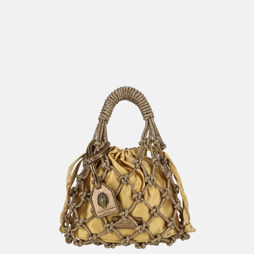 Kurt Geiger Macrame rystal handtas S bronze