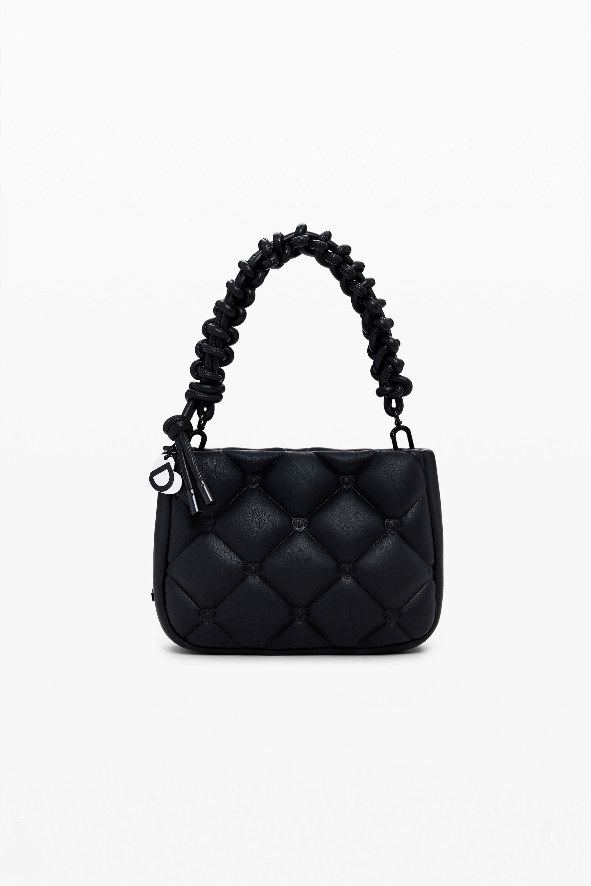 Desigual Kleine gewatteerde tas - BLACK