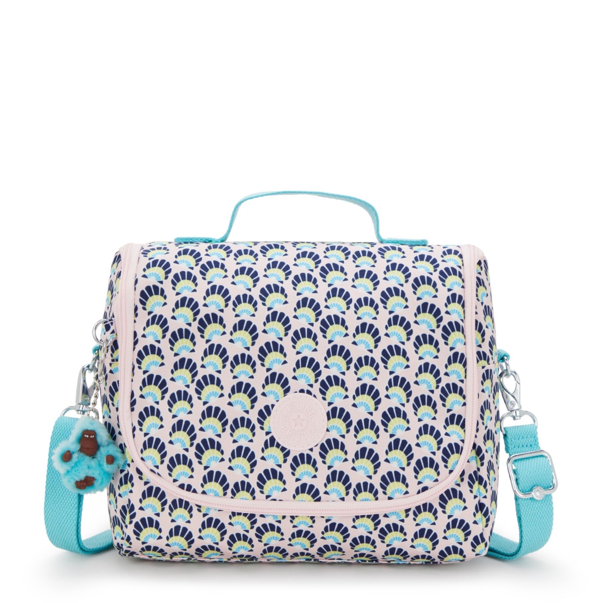 Kipling New Kichirou Large Lunchbox with Trolley Sleeve-Geo Shell
