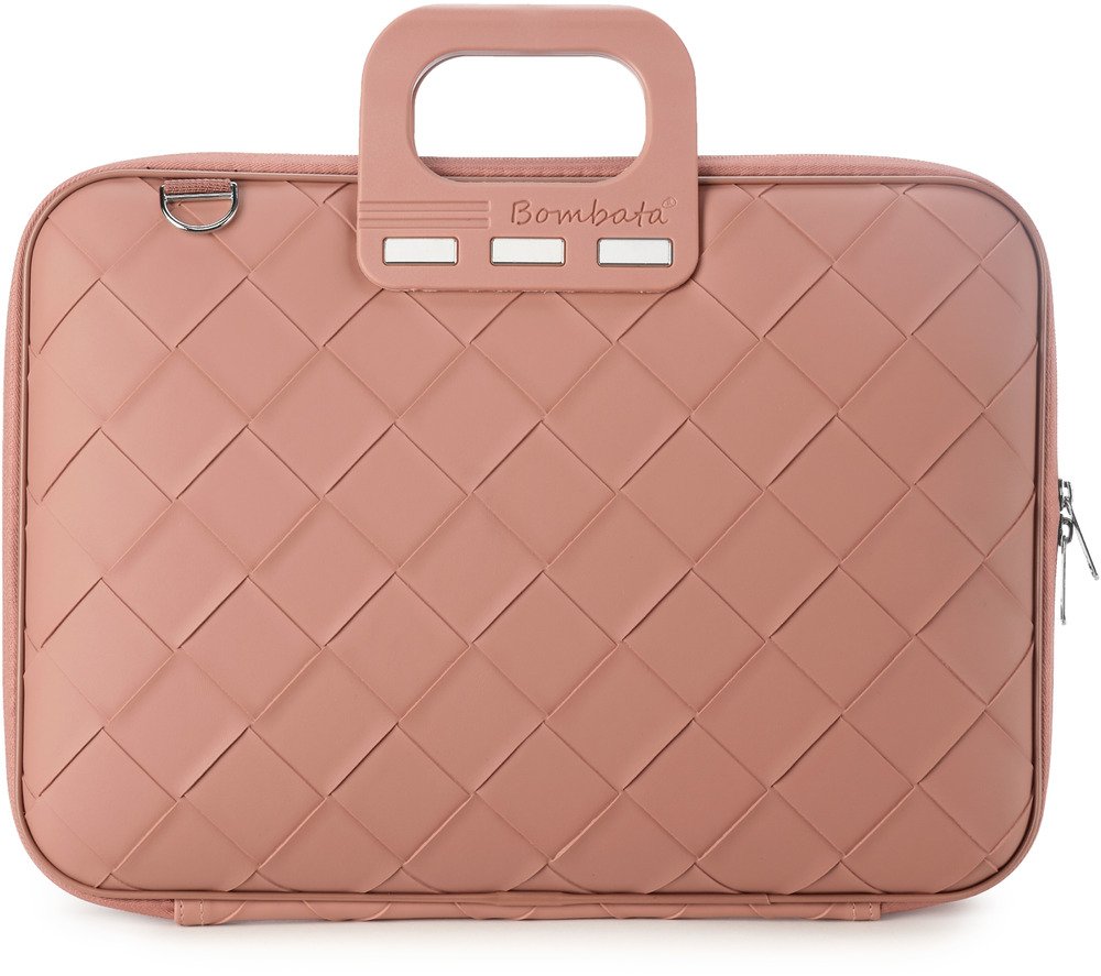 Bombata Laptop Bag Intrecciato 15.6 inch Rose | Laptop Tassen&Sleeves | 8059395581528