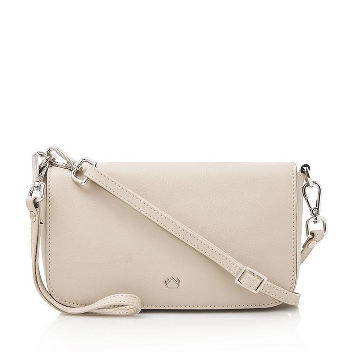 Castelijn & Beerens Castelijn en Beerens Babette Nappa Clutch Beige