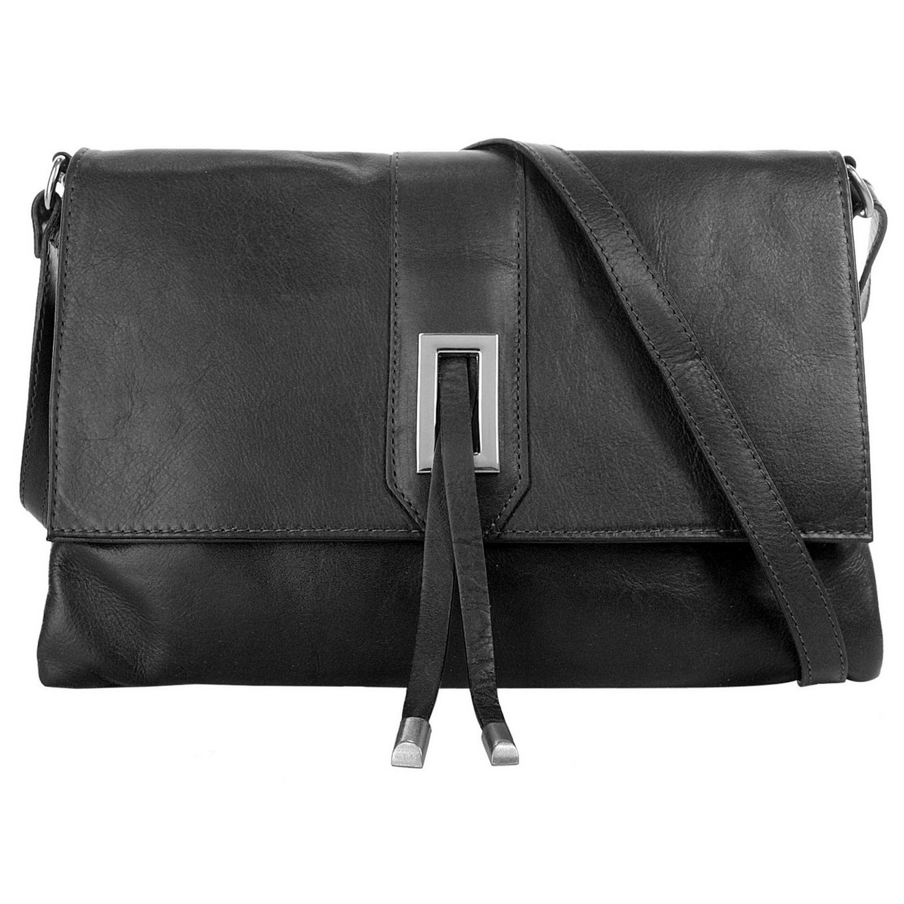 Cluty Schoudertas echt leer, made in italy