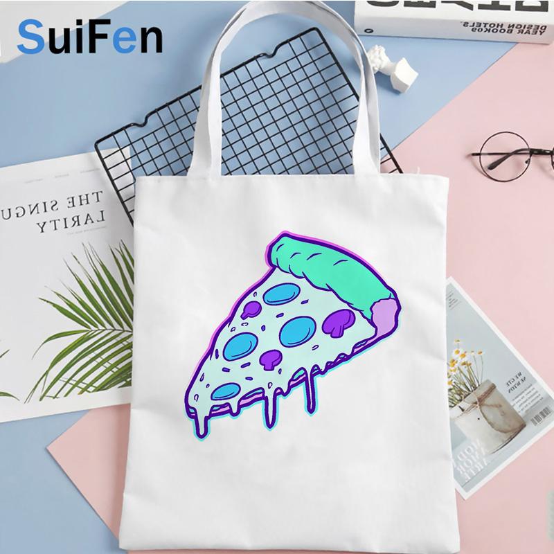 Aidegou17 pastel goth boodschappentas bolsas de tela katoen shopper eco handtas bolsa tas bolsas reutilizables stof tote sacolas 24*26cm