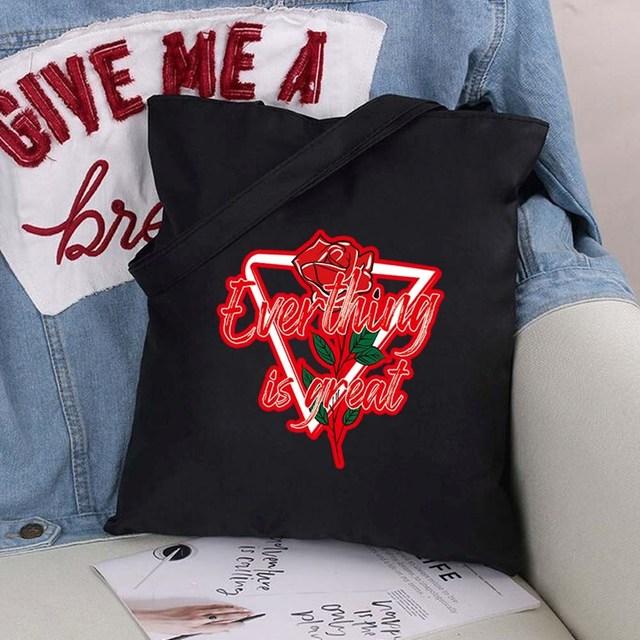 Aidegou17 Damesboodschappentas Dames canvas schoudertas Shopperzakken Milieuopslag Handtas Opvouwbare Eco-boodschappentas 24*26cm