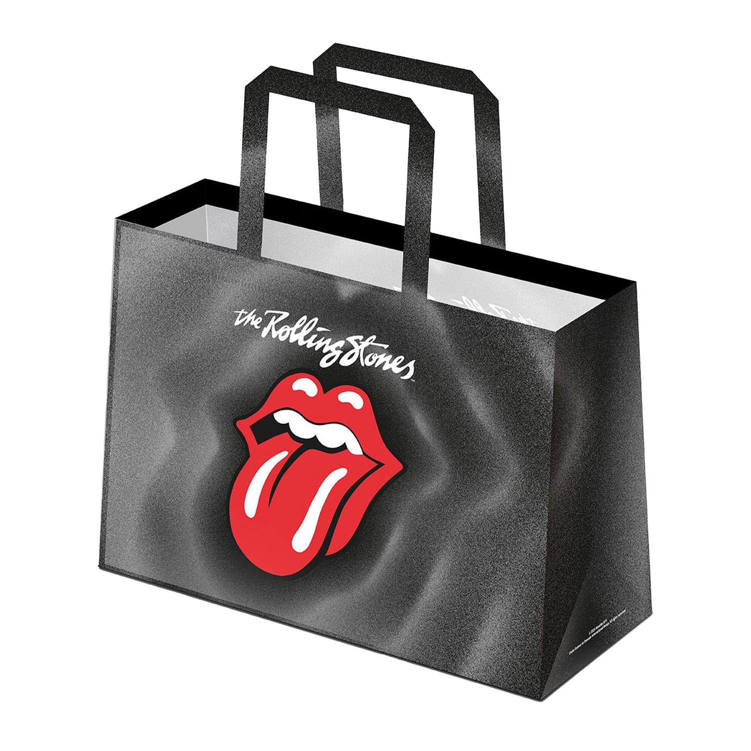 The Rolling Stones Logo Reusable Shopper One Size rood/zwart