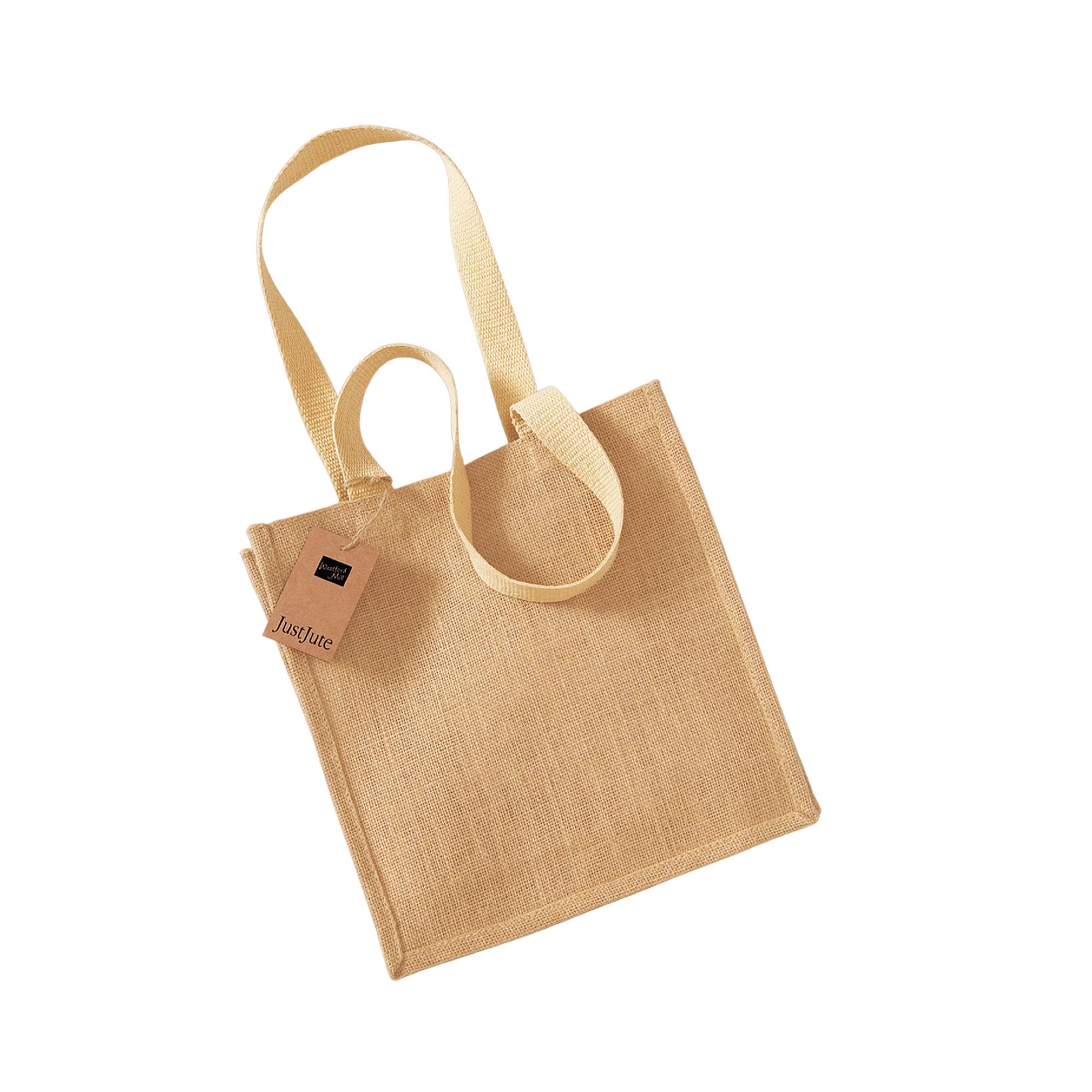 Westford Mill compacte jute draagtas One Size