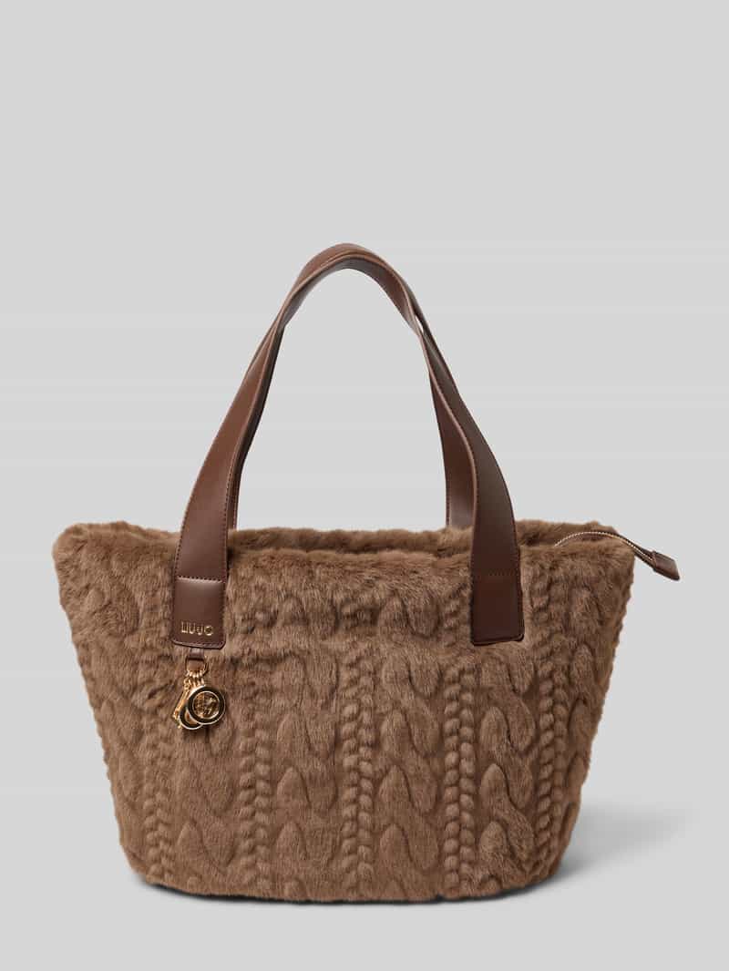 Liu Jo White Tote bag met imitatiebont